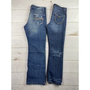 Lot of 2 Cruel Girl Jeans Womens Jr 9 Distressed Bootcut Stretch Embroidered
